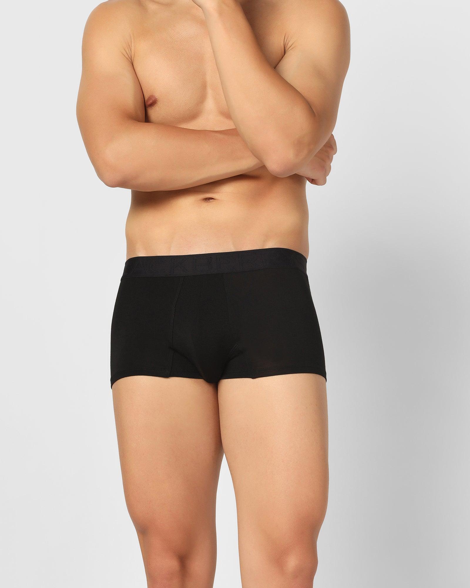 Regular Fit Trunk In Black (Roman) - Blackberrys