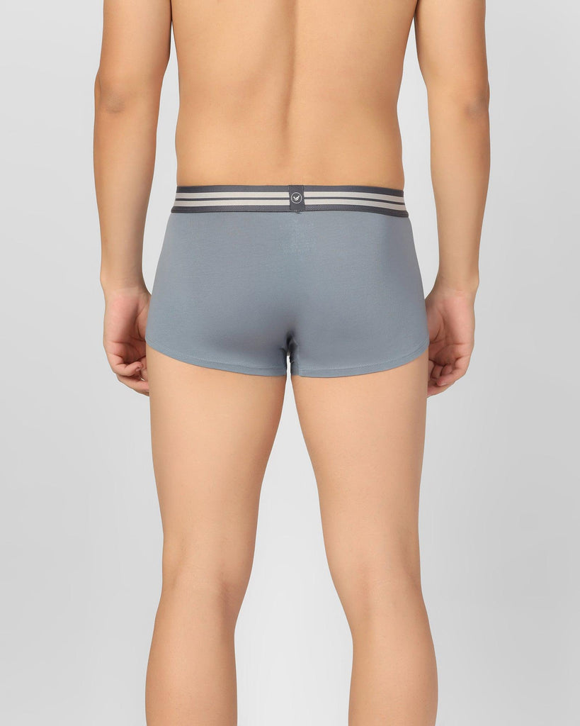 Cotton Dusk Blue Solid Innerwear - New Bofi