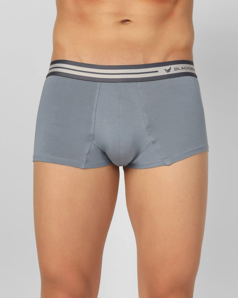 Cotton Dusk Blue Solid Trunk - New Bofi