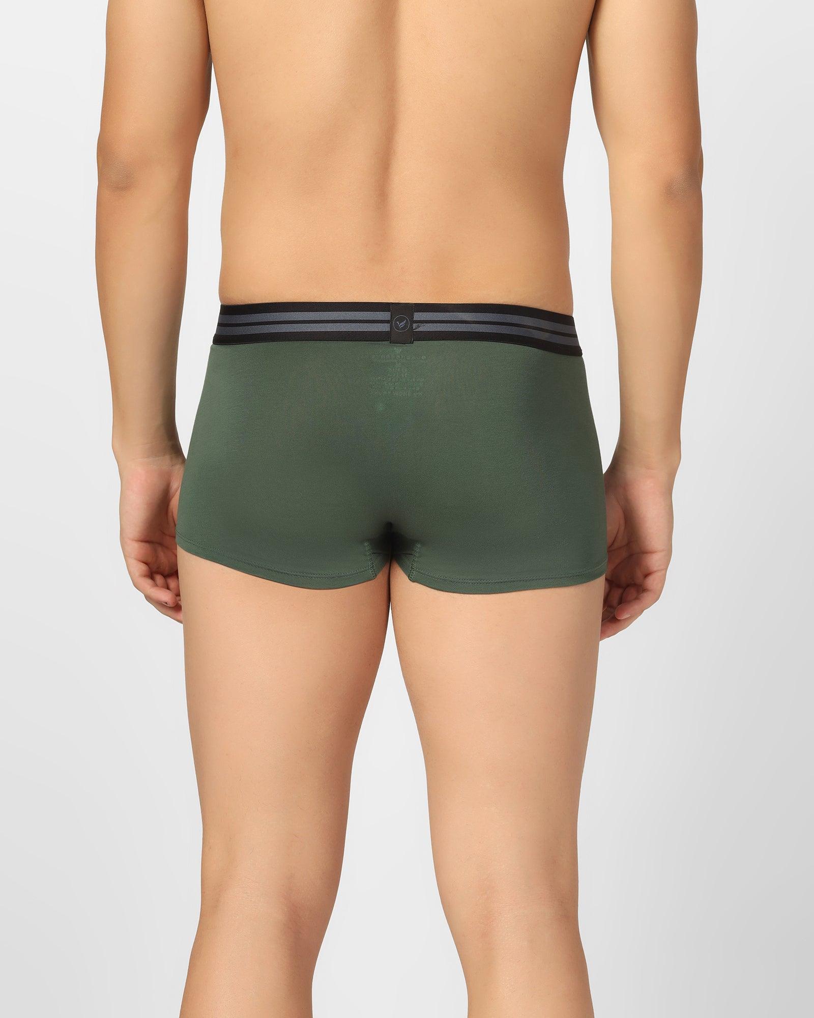 Regular Fit Trunk In Sage Green (New Bofi) - Blackberrys