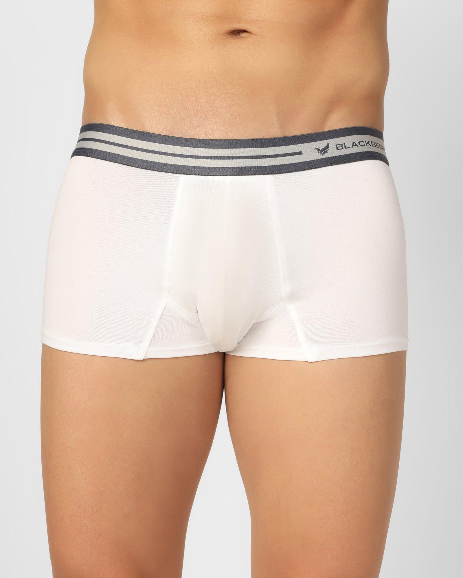 Regular Fit Trunk In White (New Bofi) - Blackberrys