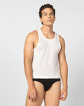 Regular Fit Vest In White (New Bancas) - Blackberrys