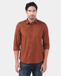 Rust Printed Shirt - Gebbew