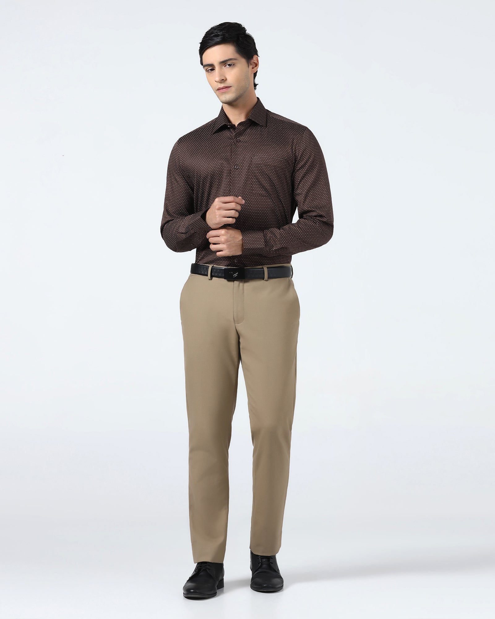 Rust Printed Shirt - Rapid