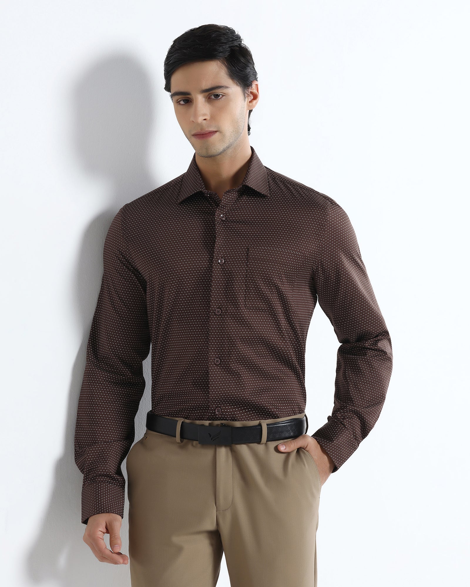 Rust Printed Shirt - Rapid