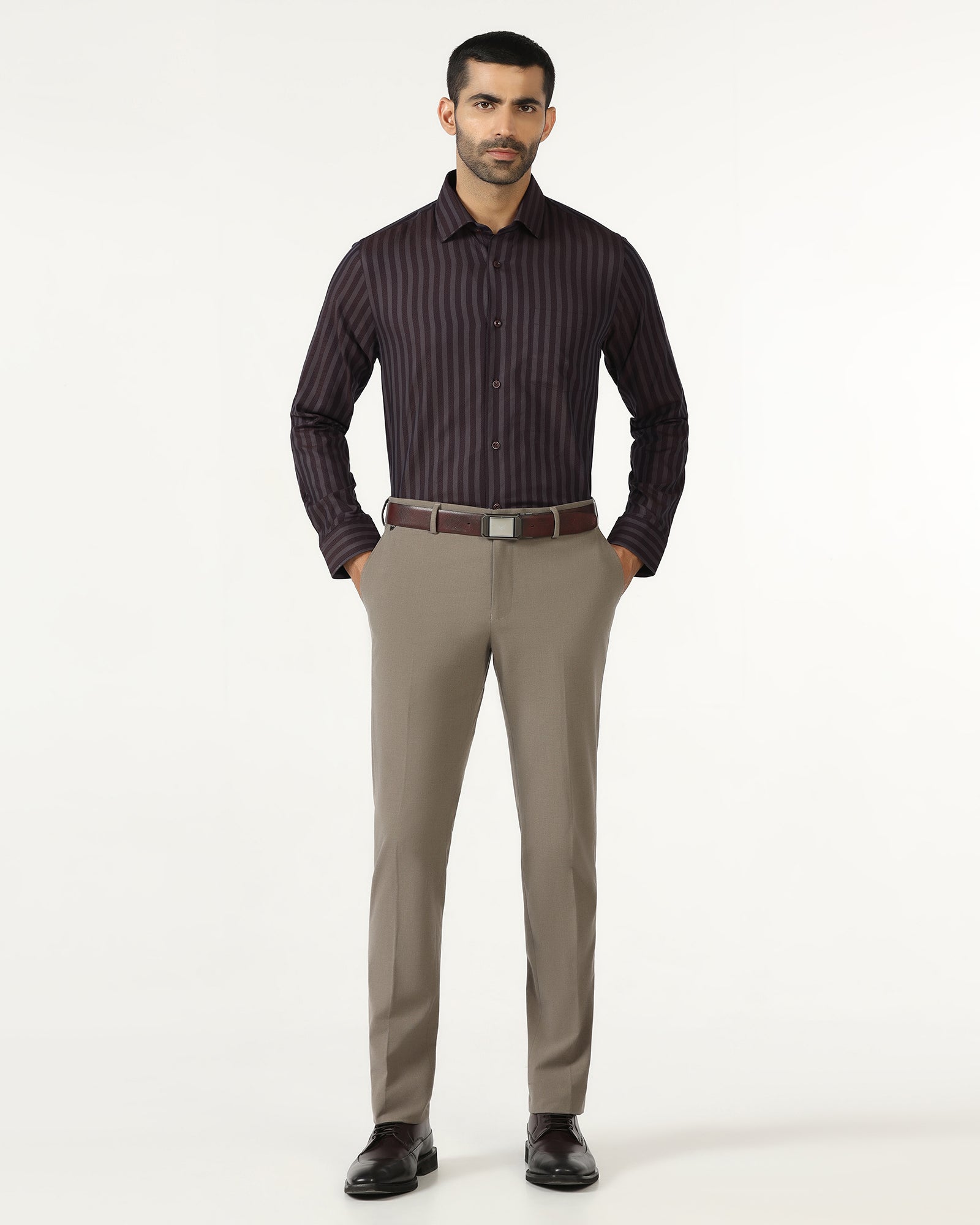 Rust Stripe Shirt - Refute