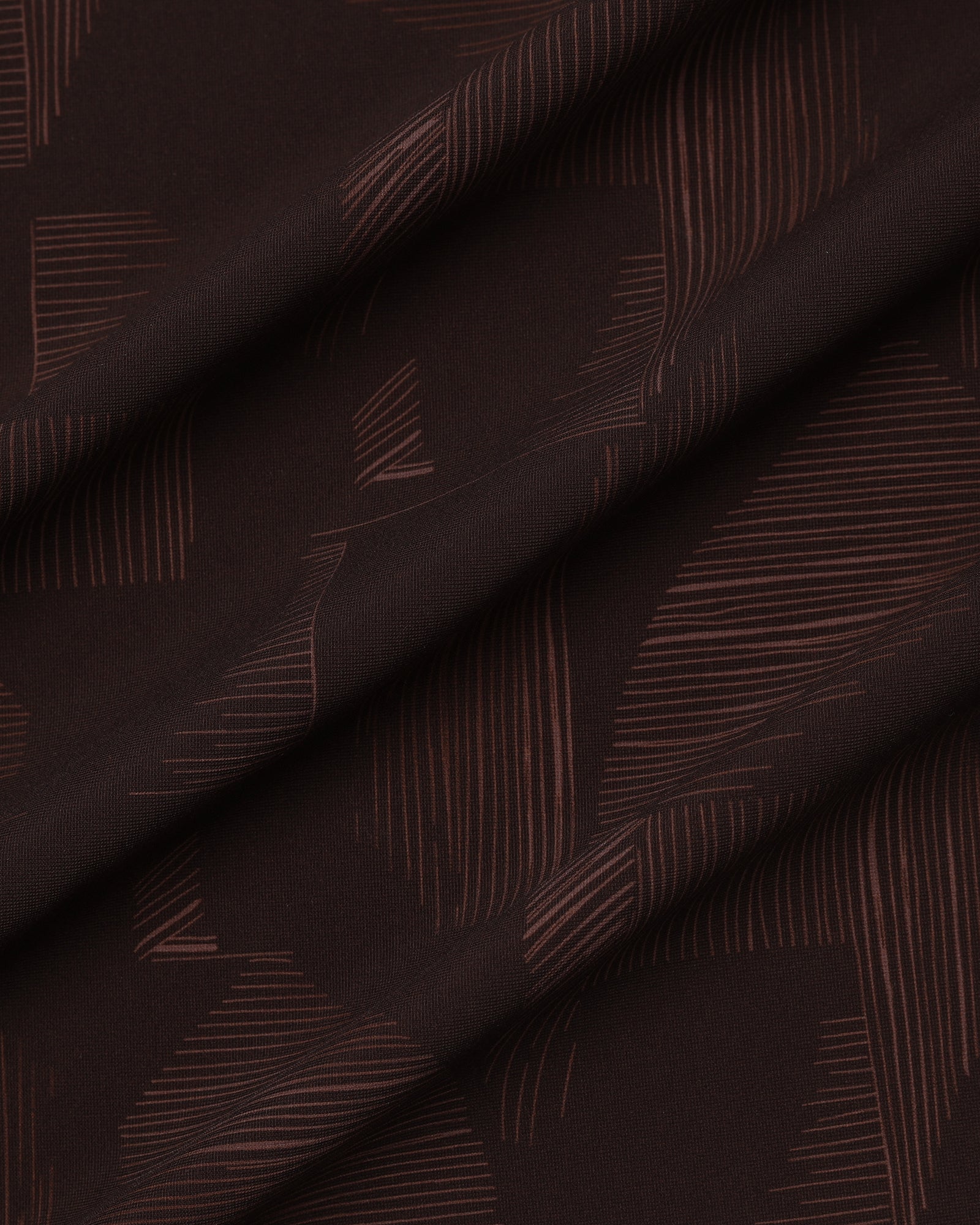 Rust Half Sleeve TechPro Printed Shirt - Median