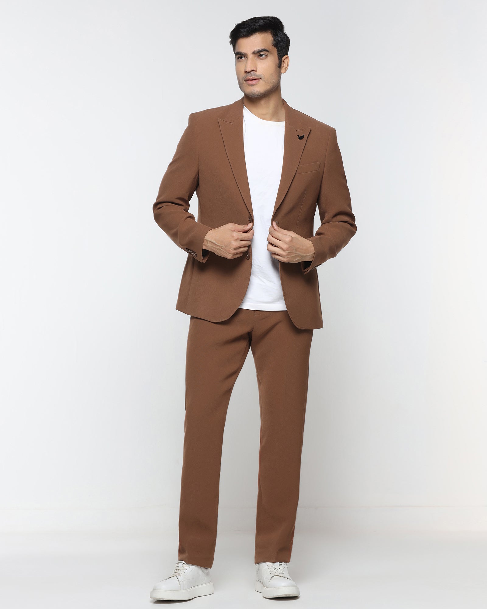 Rust Three Piece Solid Suit - Kover