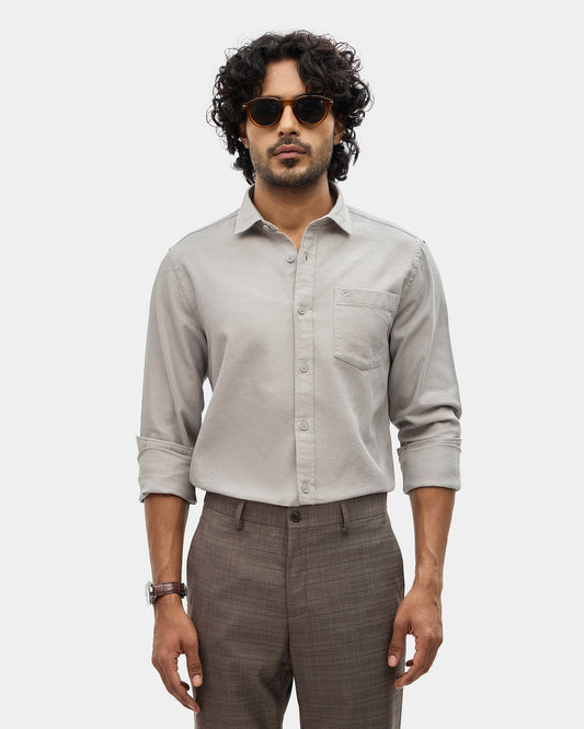 Sage Green Textured Shirt - Caty