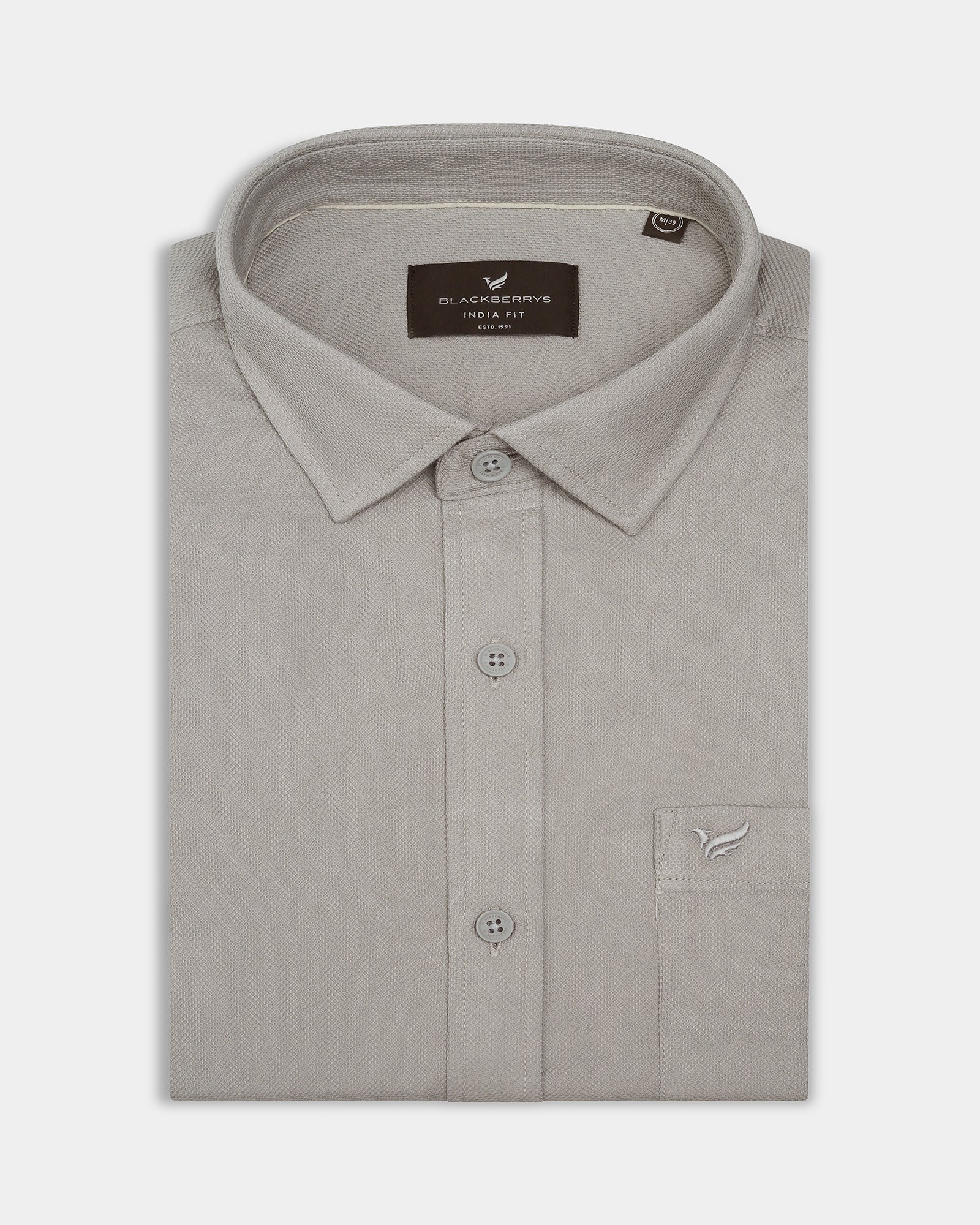 Sage Green Textured Shirt - Caty