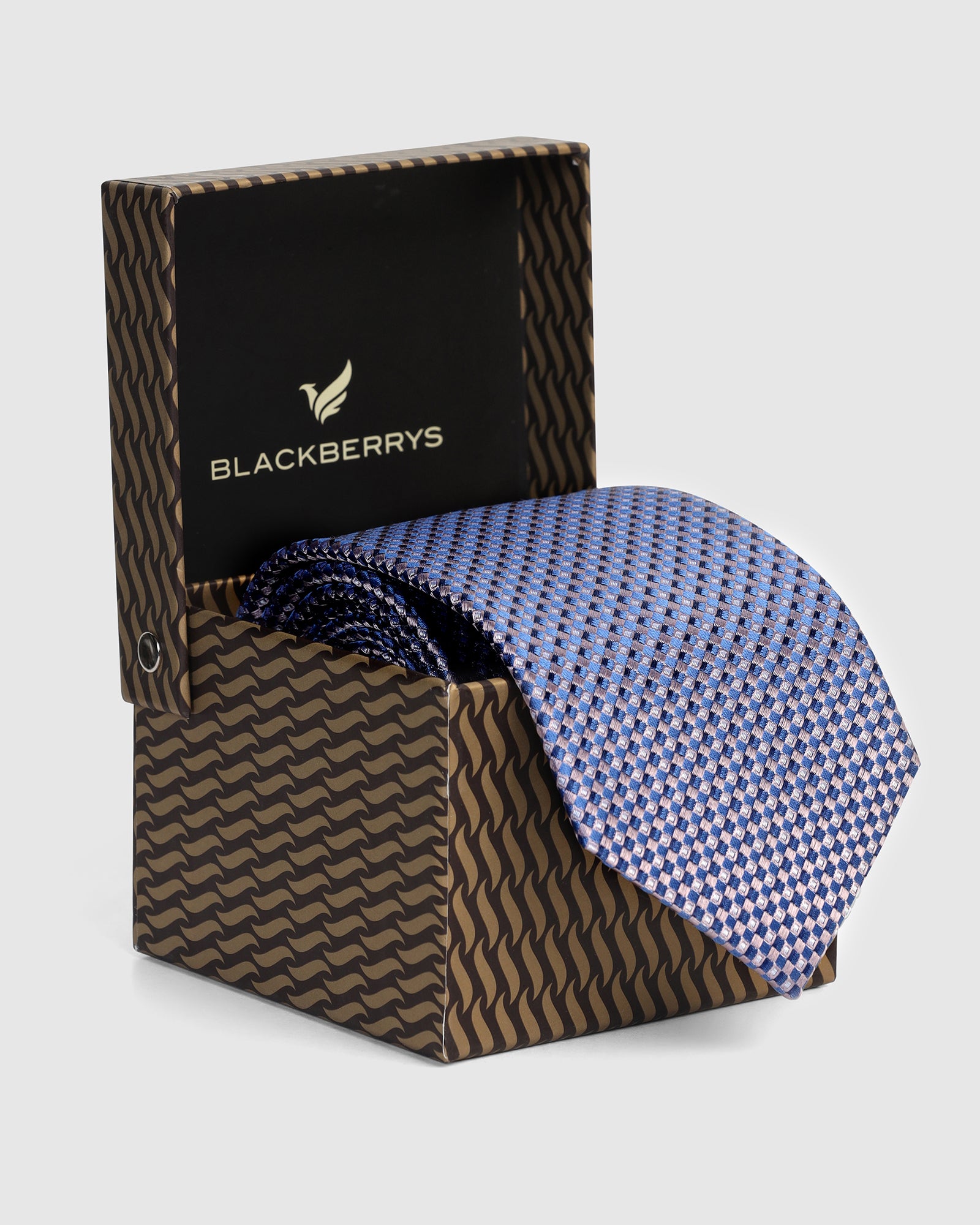 Silk Lavender Printed Tie - Volkan