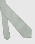 Silk Light Green Jacquard Tie - Vera