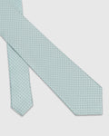 Silk Mint Green Jacquard Tie - Vingon