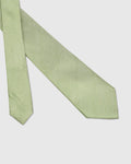 Silk Moss Green Printed Tie - Umeko - Blackberrys