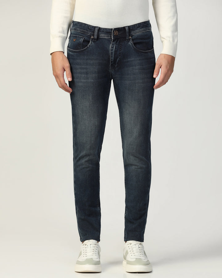 Skinny Cropped Fiji Fit Indigo Blue Jeans - Seijen