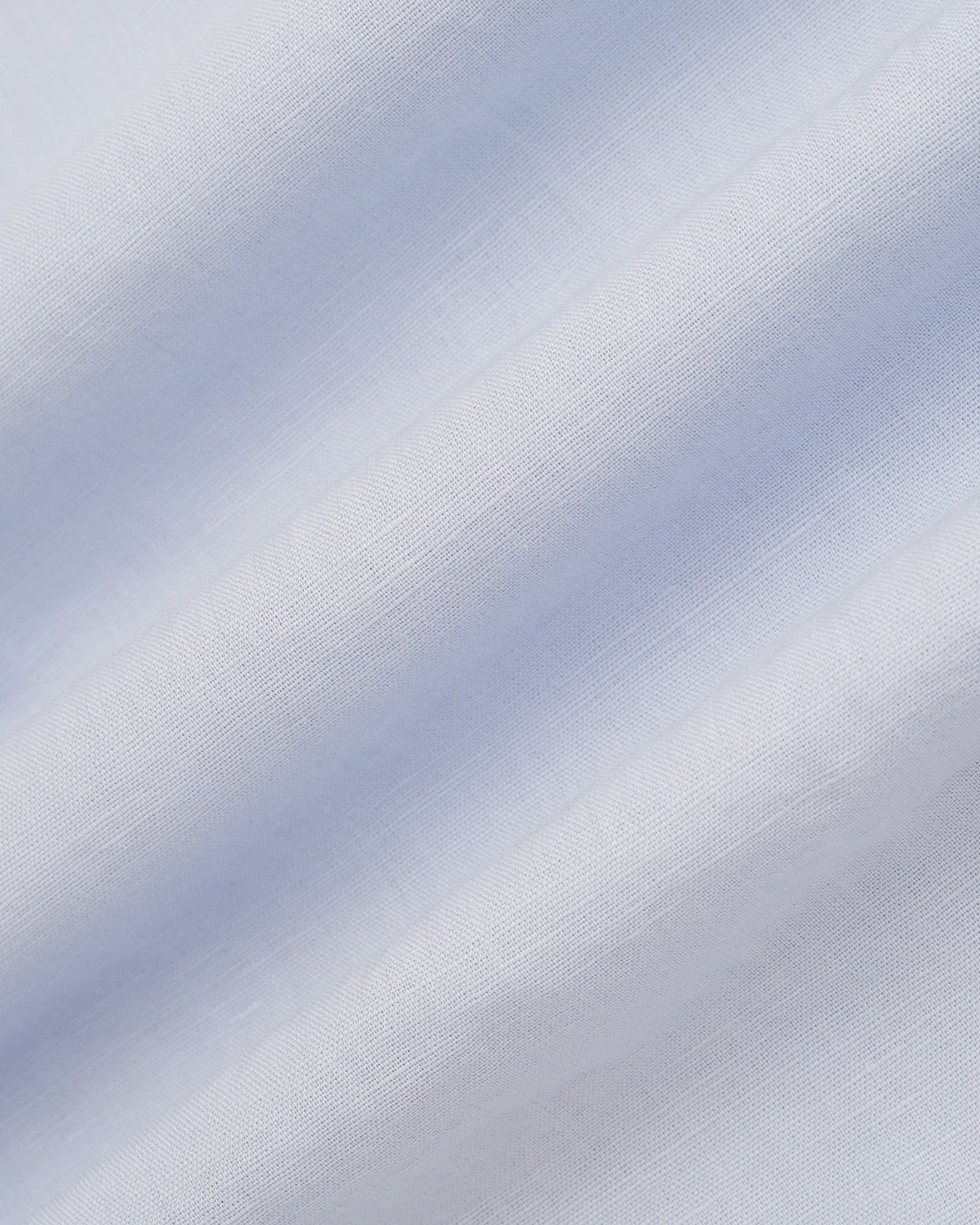 Sky Blue Linen Solid Shirt - Salmon