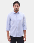 Sky Blue Printed Shirt - Gebbew