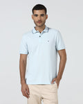 Sky Blue Solid Polo - Branch