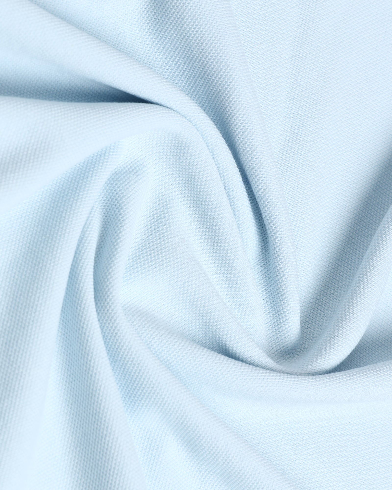 Sky Blue Solid Polo - Branch