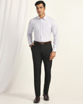 Slim Comfort B-95 Formal Black Check Trouser - Windsor
