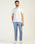 Slim Fit B-91 Casual Blue Solid Khakis - Martin