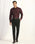 Slim Fit B-91 Formal Black Solid Trouser - Black 263