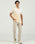 Slim Comfort B-95 Casual Beige Solid Khakis - Silvet