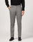 Slim Comfort B-95 Formal Grey Textured Trouser - Misco