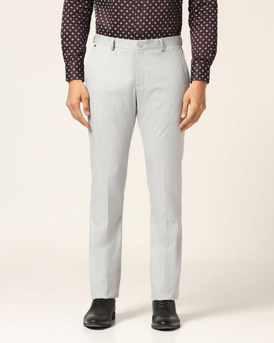 Buy Ted Baker Men Grey Irvine Fit Textured Trousers Online - 806208 | The  Collective