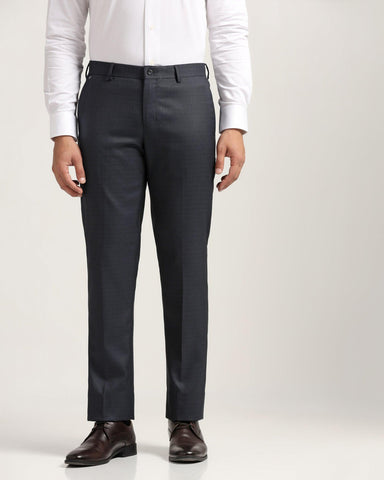 Unique Bargains Formal Plaid Dress Pants for Men's Slim Fit Business Office  Checked Suit Trousers