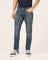 Slim Comfort Buff Fit Indigo Blue Textured Jeans - Lyon