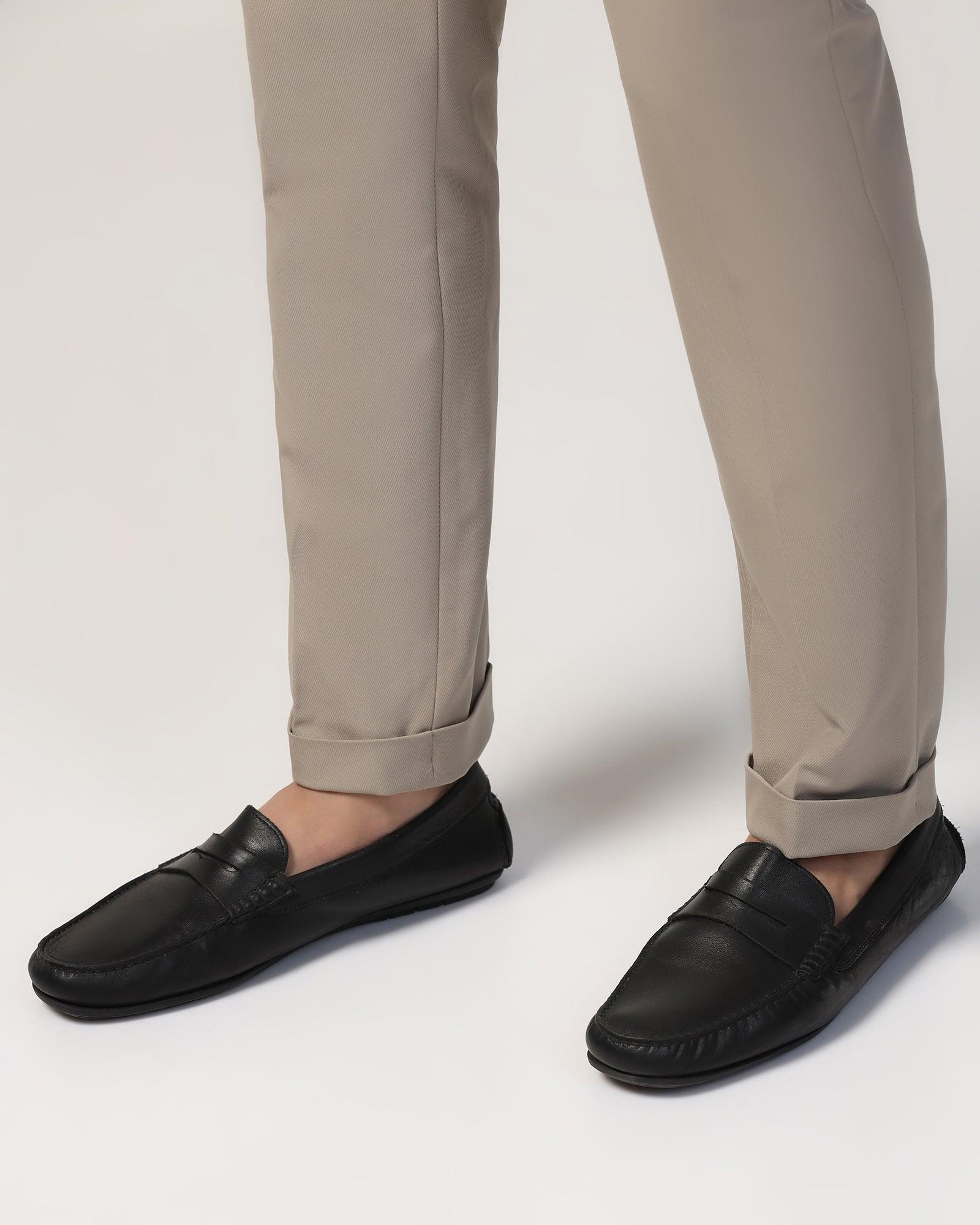 Slim Fit B-91 Formal Beige Solid Trouser - Hayabusa