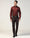 Slim Fit B-91 Formal Wine Textured Trouser - Gladiator