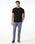 Slim Fit B-91 Casual Blue Solid Khakis - Mario