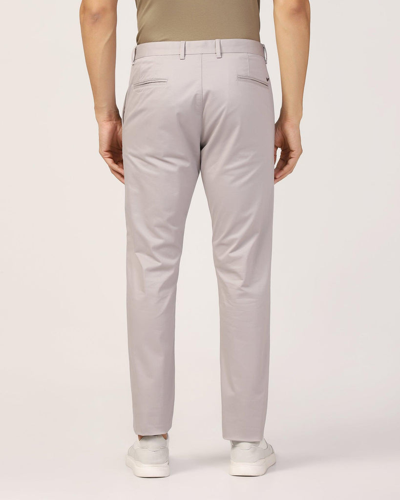 Slim Fit B-91 Casual Grey Solid Khakis - Cultron