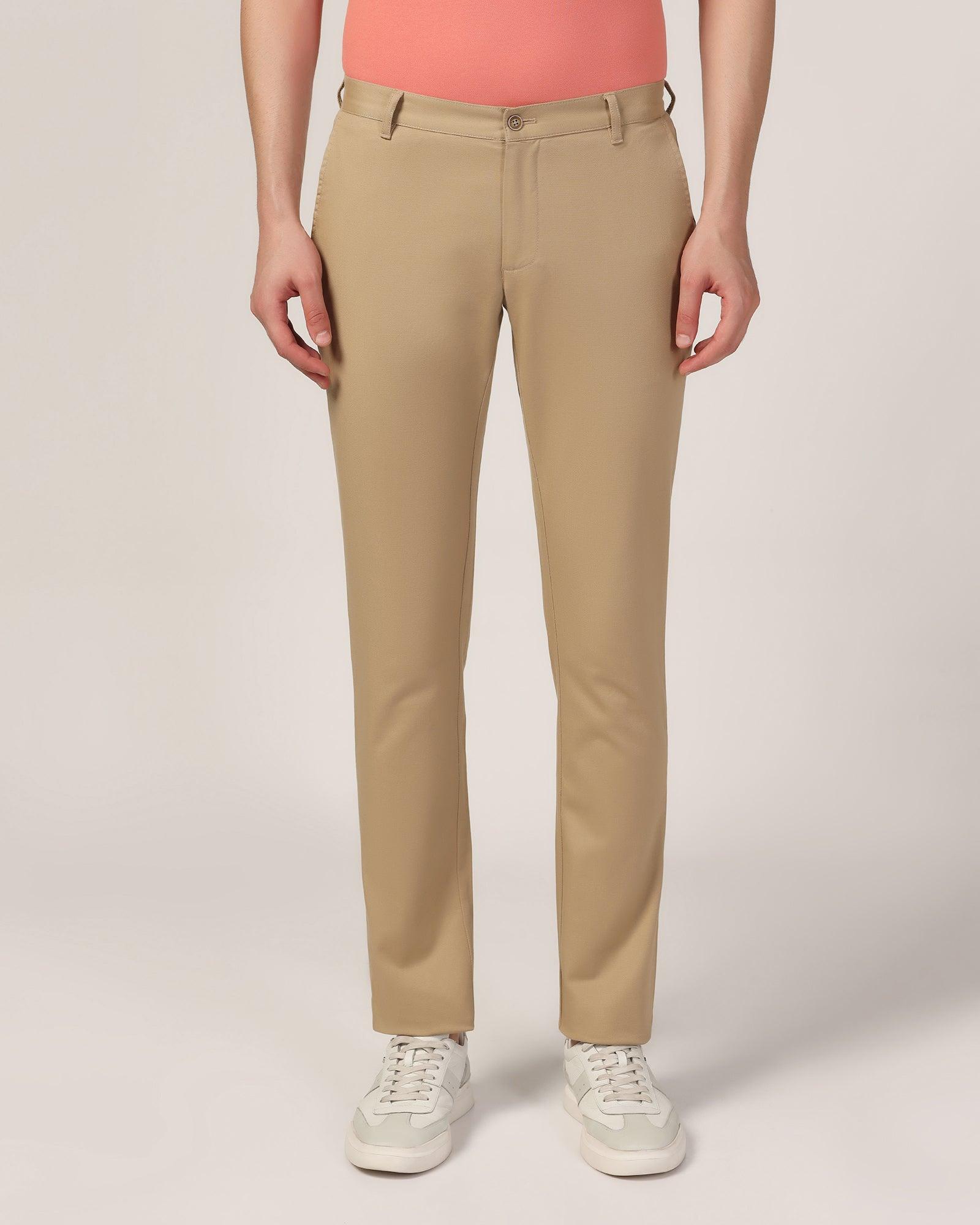Slim Fit B-91 Casual Khaki Solid Khakis - Mint - Blackberrys