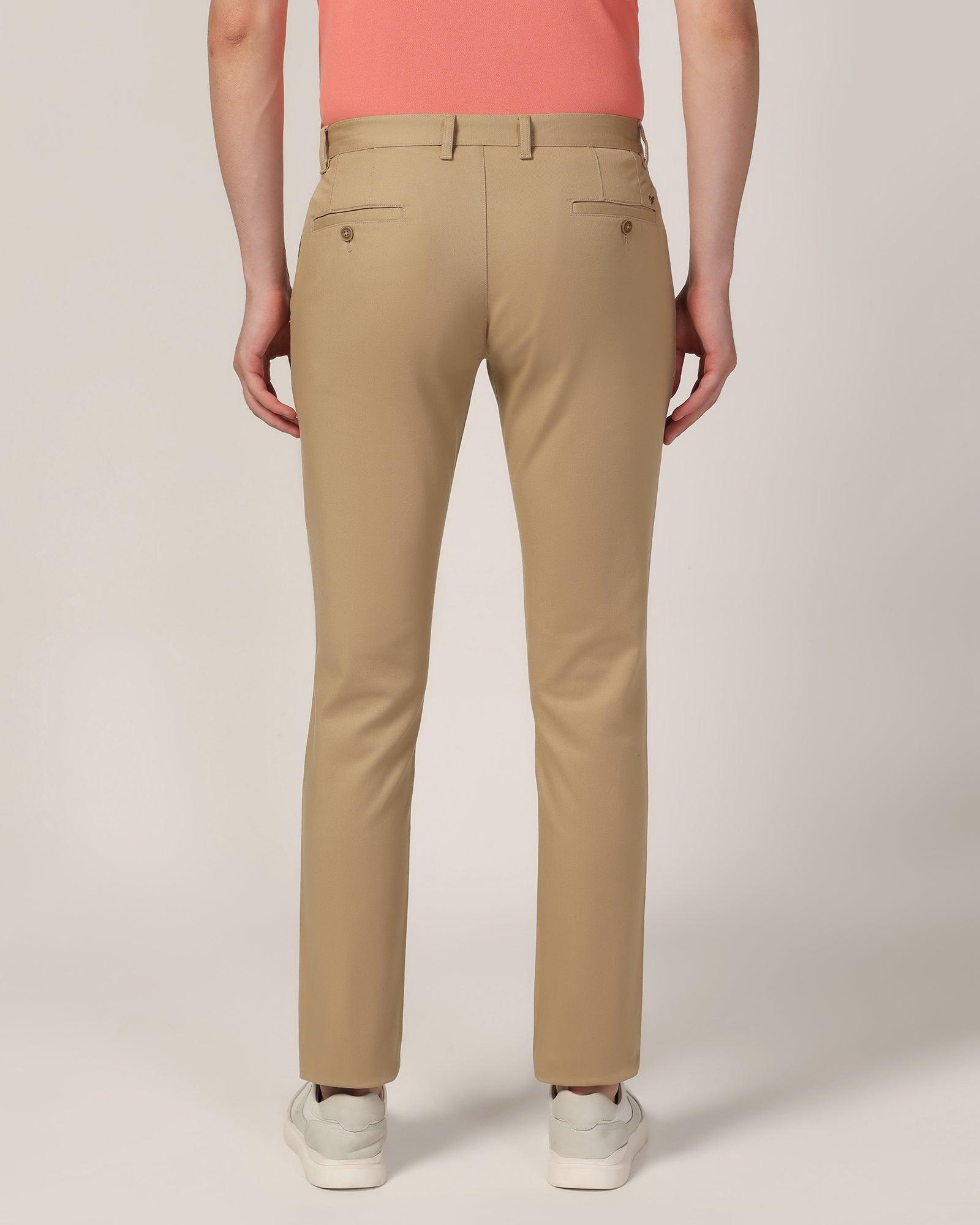 Slim Fit B-91 Casual Khaki Solid Khakis - Mint - Blackberrys