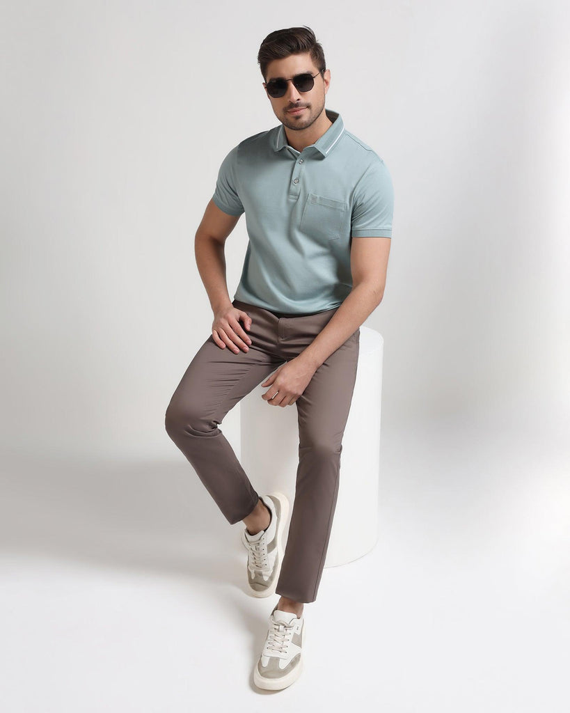 Slim Fit B-91 Casual Mouse Solid Khakis - Cultron