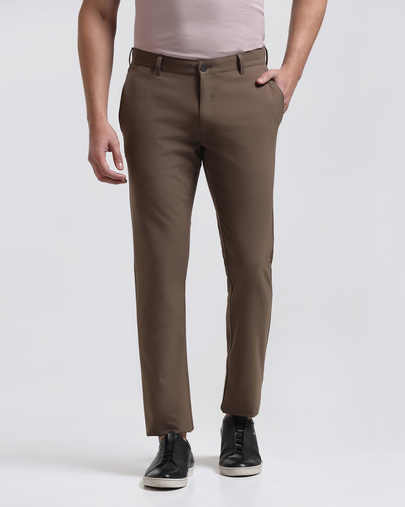Slim Fit B-91 Casual Mouse Solid Khaki - Tulip