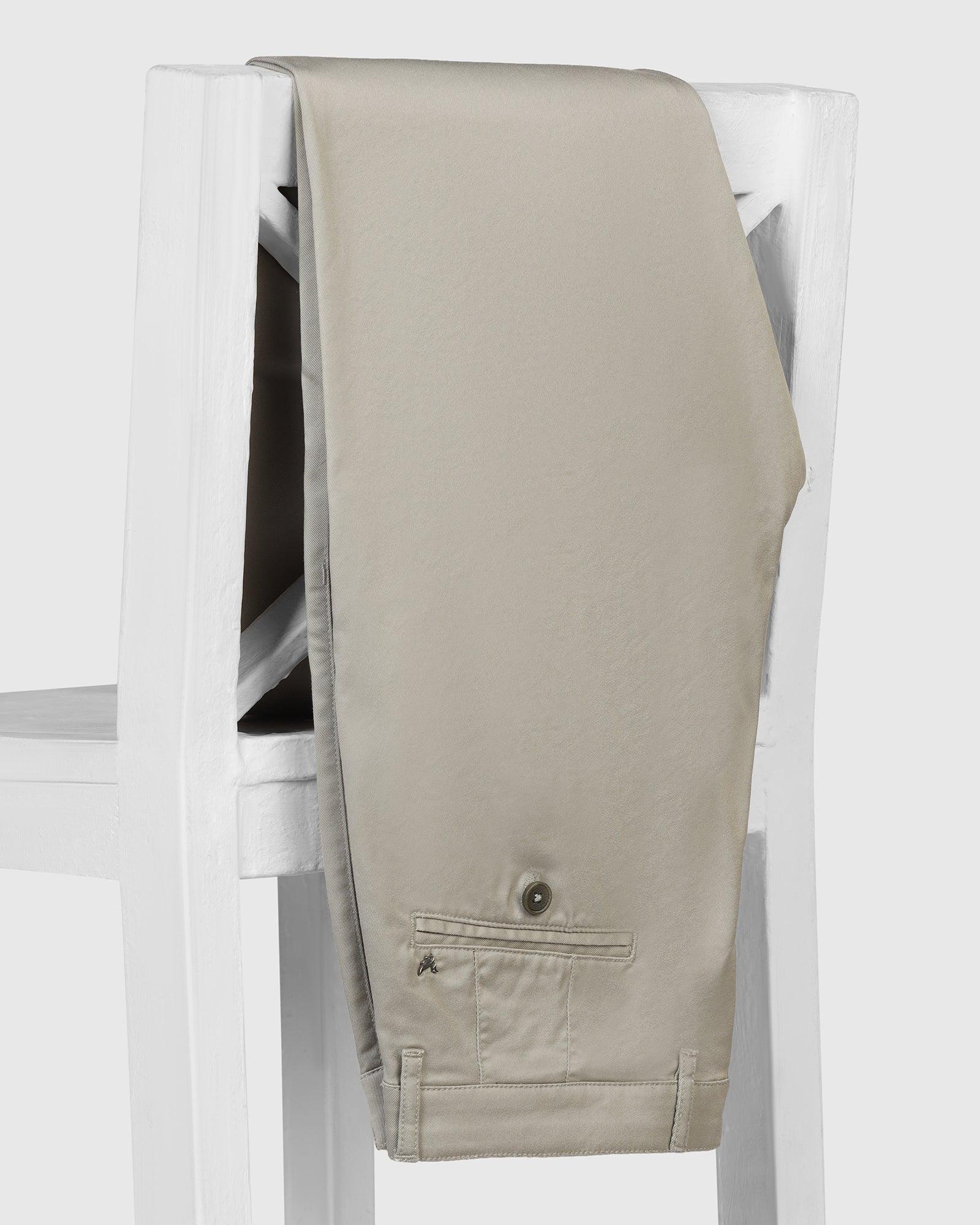 Temptech Slim Fit B-91 Casual Olive Solid Khakis - Henry - Blackberrys