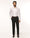 Slim Fit B-91 Formal Black Textured Trouser - Tumi