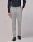 Slim Fit B-91 Formal Grey Textured Trouser - Zing