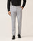 Slim Fit B-91 Formal Light Grey Solid Trouser - Davidson