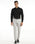 Slim Fit B-91 Formal Light Grey Stripe Trouser - Nautica