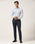 Slim Fit B-91 Formal Navy Textured Trouser - Freto