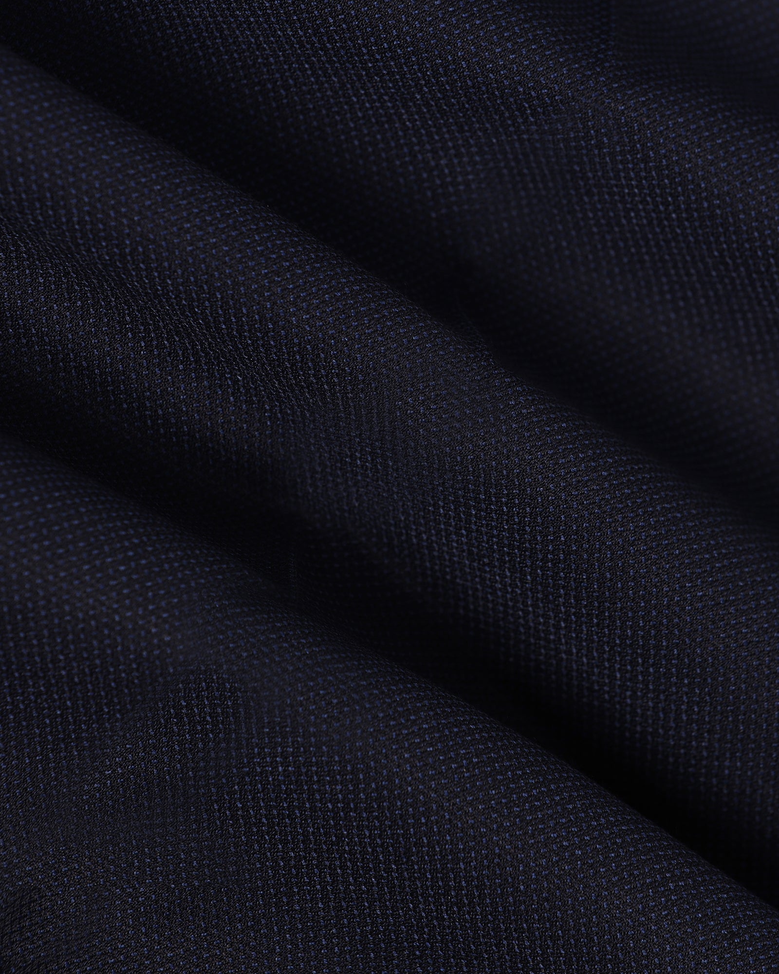 Slim Fit B-91 Formal Navy Textured Trouser - Otto