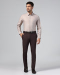 Slim Fit B-91 Formal Wine Textured Trouser - Ford