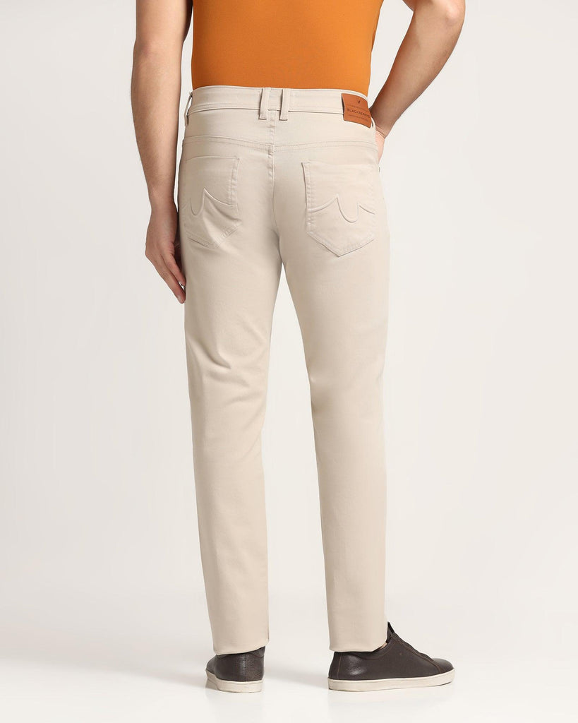 Slim Yonk Fit Beige Jeans - Rene