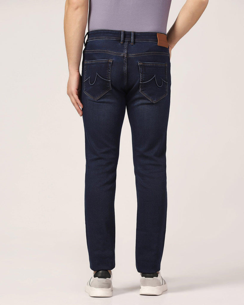 Slim Yonk Fit Indigo Textured Jeans - Hank