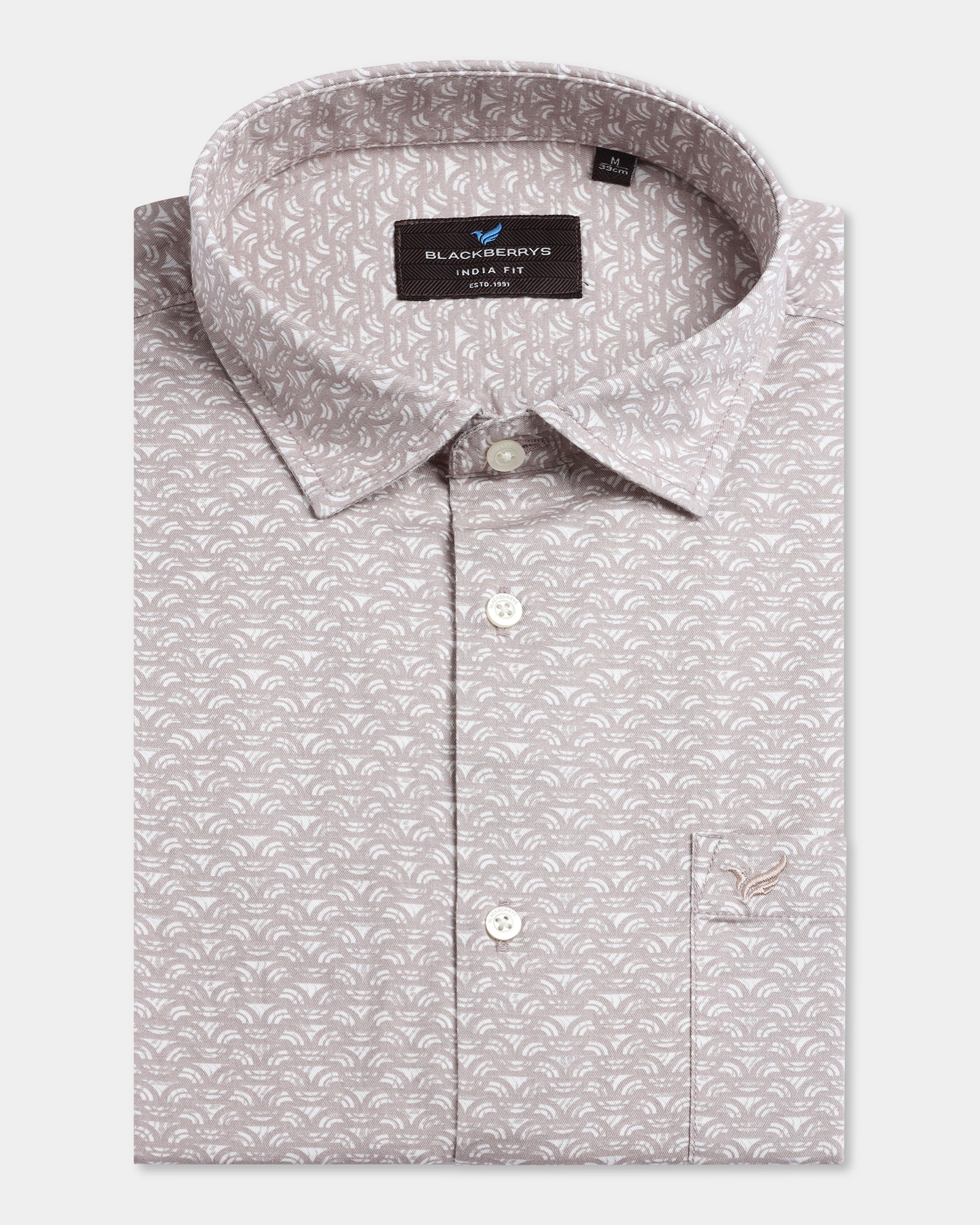Smoky Pink Printed Shirt - Marcel